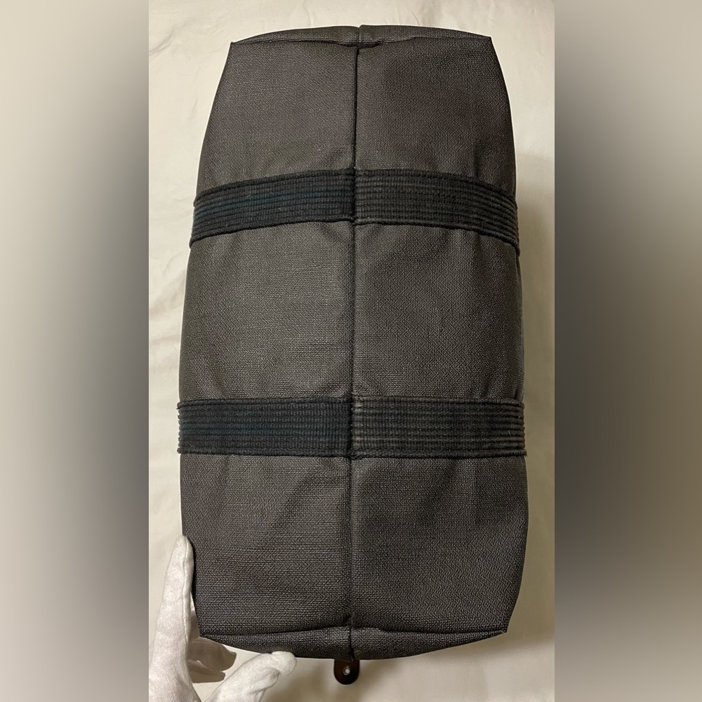 Dunhill Authentic Vintage Brown and Black Canvas Travel Bag - Picture 6 of 16